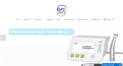 Desktop Screenshot of eurodent.com.co