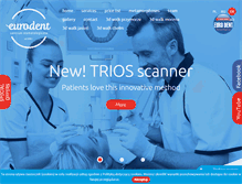 Tablet Screenshot of eurodent.gda.pl