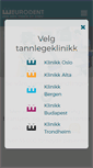 Mobile Screenshot of eurodent.no